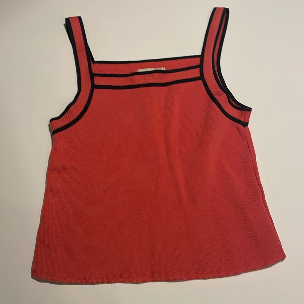 Cache elegant ringer knitwear tank